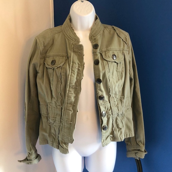 No Boundaries Jackets & Coats Juniors Xl No Boundaries Army Green